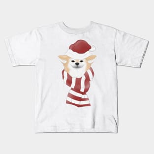 Shiba Akita Dog Christmas X-Mas Kids T-Shirt